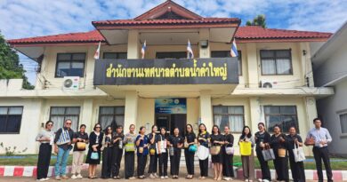 ประชาสัมพันธ์ ลดการใช้ถุงพลาสติกและลด ละ เลิก การใช้ภาชนะโฟมบรรจุอาหาร